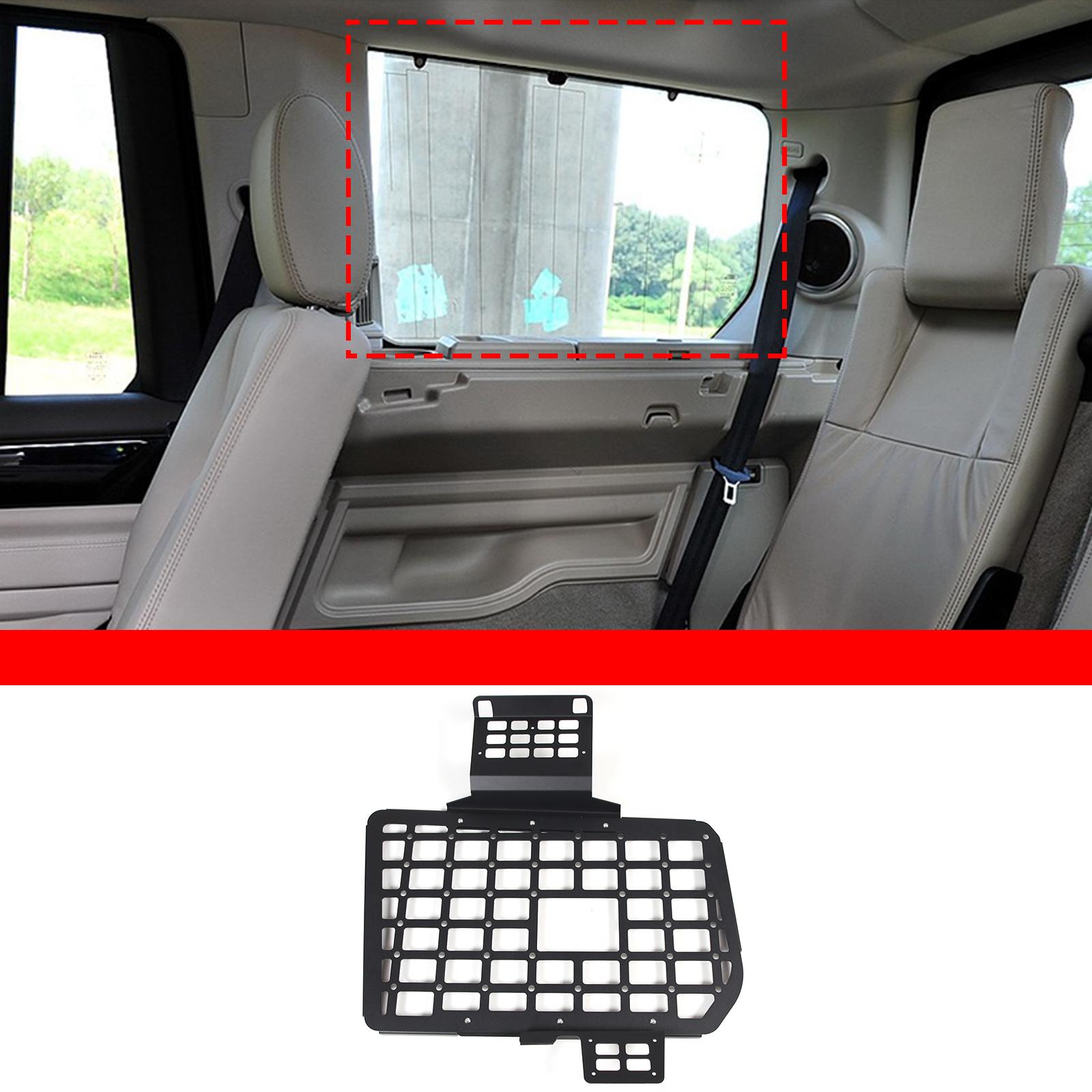 

Для Land Rover Discovery 3 Discovery 4 2004-2016 Алюминиевый сплав Боковое окно багажника автомобиля Стеллаж для хранения Панель Molle Полка для хранения