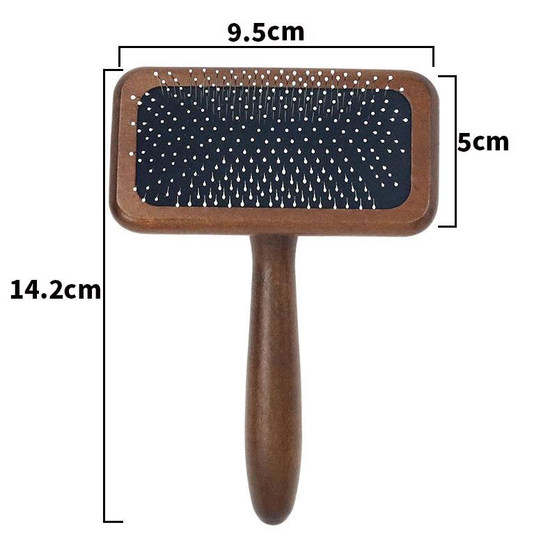 Dog Comb Wooden Dogs Brush Pet Hair Remover Dog Grooming Brush for Pet Hair Knot Opening Massage Cat Brushes Pet Accessories