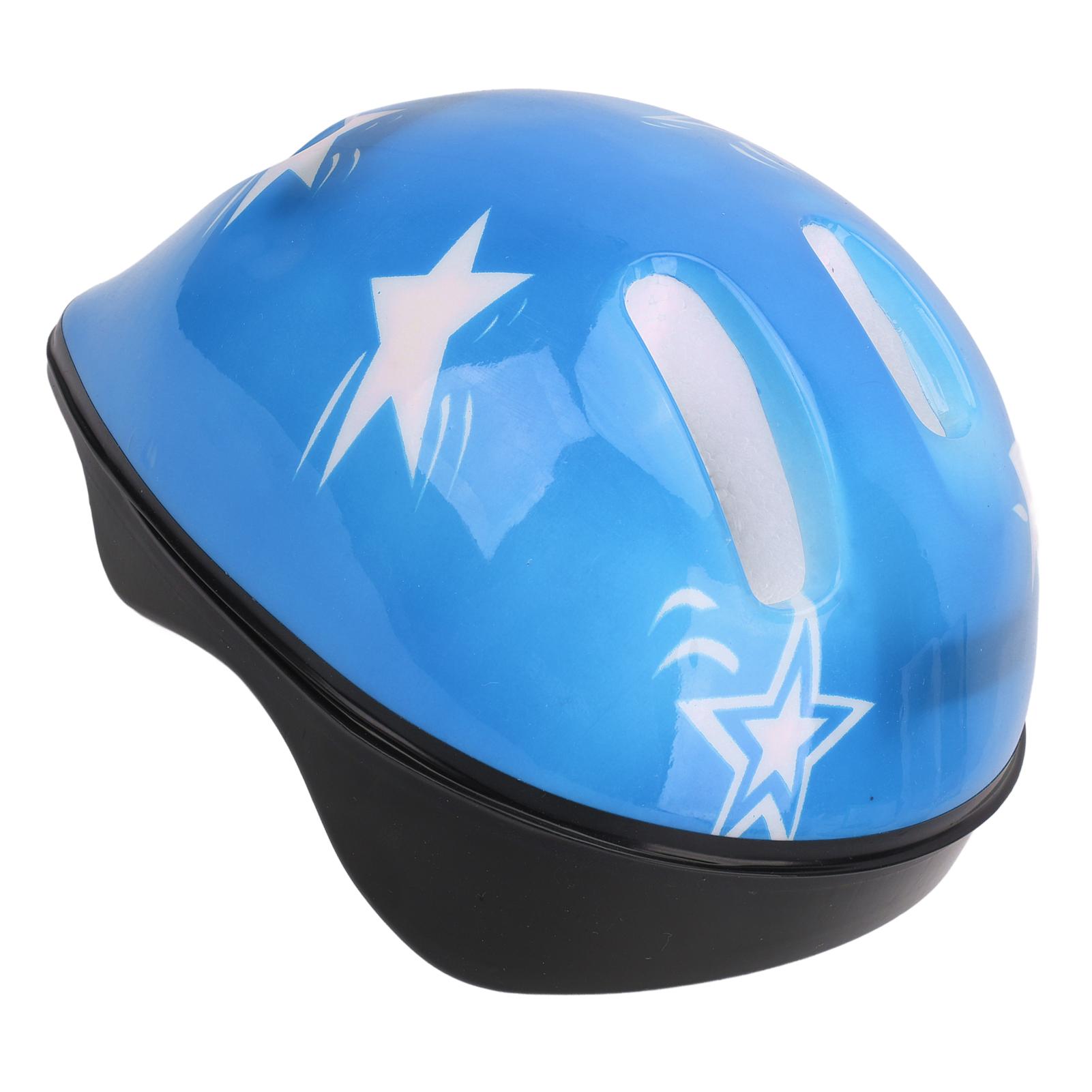 

Skateboard Cycling Helmet for Kids Lightweight Adjustable Ventilation Bicycle Helmet for Children Blue синий