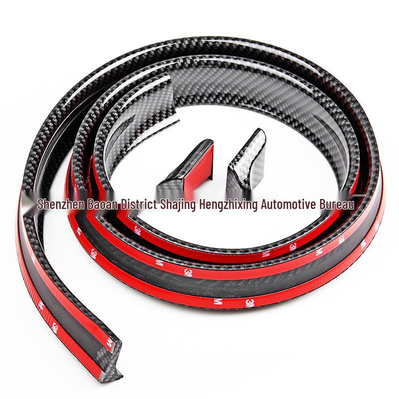 

Универсальный резиновый задний спойлер с 3D-рисунком под карбоновое волокно - Прижимное хвостовое крыло без пробивки 1.5M