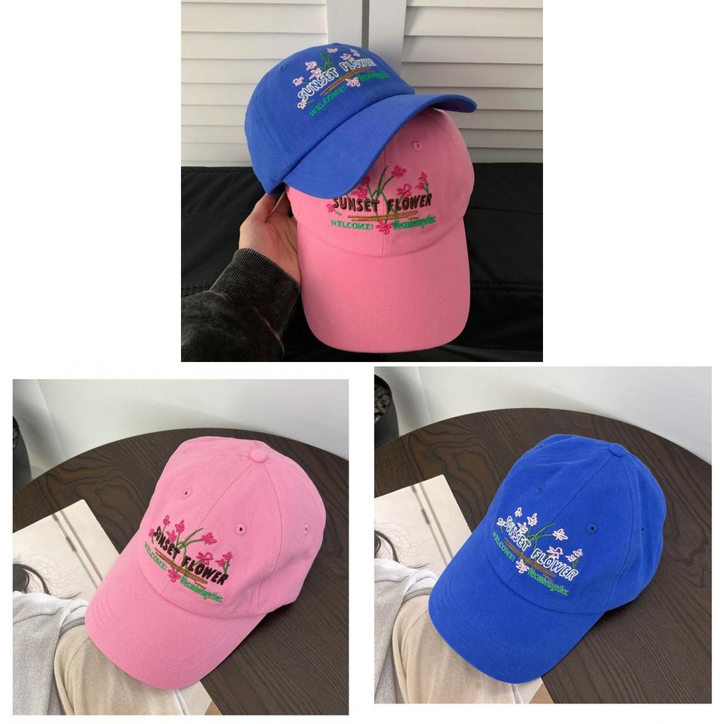 Embroidered Cotton Baseball Cap For Women With Sun Protection And Breathability Perfect For Casual Wear