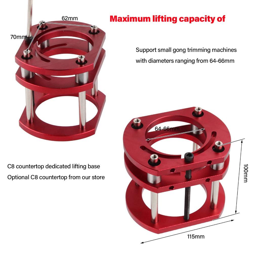 4 Jaw Clamping Router Lift Base Universal 4 Jaw Clamping Base Trimming Machines