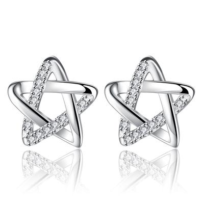Women Korean Fashion Anti-allergy Silver Plated Mini Simple Little Stud Earring Female Ear Jewelry Gift
