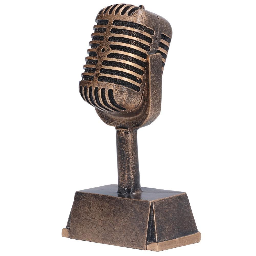 6.50x3.54in Singing Contest Desktop Award Entertainment Venue Display Craft