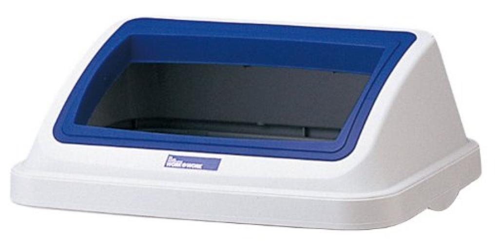 Squirrel Sorting Trash Can Sorting Box Lid for 45L Wide Open Blue Made in Japan W&W