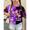 Kids T-shirt Cartoon Print T-shirt Fashion Casual Short Sleeve Tees Summer Girl Tees Tops Clothing