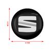4Pcs 56MM Car Wheel Rims Center Hub Caps Emblem Sticker Car Accessories for Seat Cupra Leon 5f Ibiza 6l 6j Leon 1p Cushion Altea Xl Leon Decor