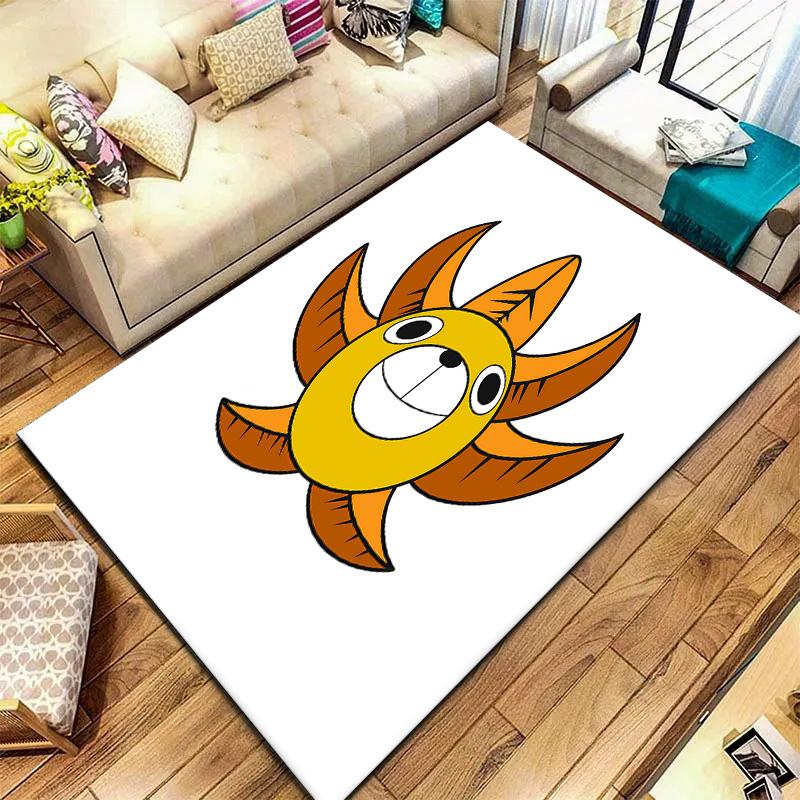 One Piece Jolly Roger Logo Carpet Rug For Living Room Bedroom Home Sofa Decoration,kids Play Nonslip Floor Mat