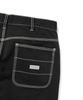 This Is Never That Contrast Stitch Pant Black