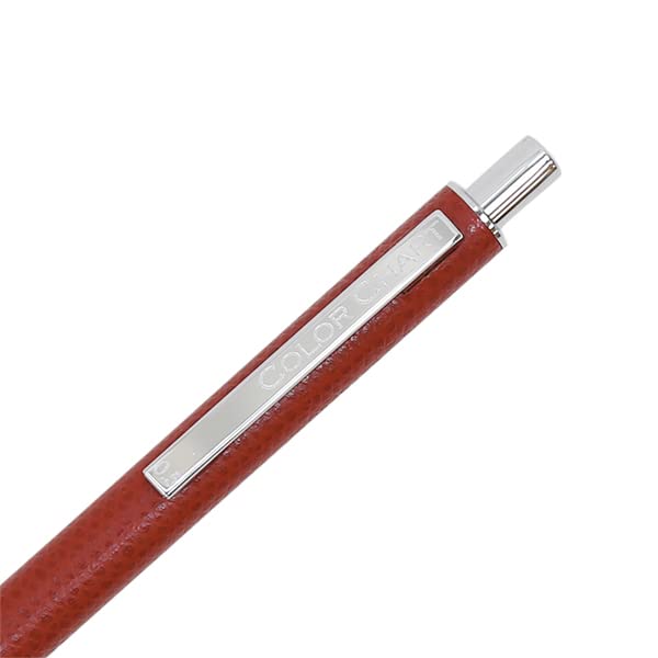 Color Chart Mechanical Pencil Cardinal Leather-Wrapped (82 Red)