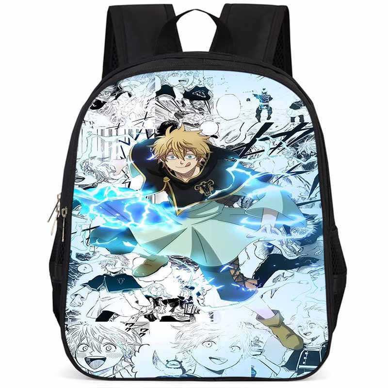 Sac à dos Black Clover 15 pouces Grande capacité Léger Tissu Oxford Pour Enfants