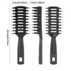 Barber Hair Dyeing Cutting Coloring Brush With Anti-Scalding Fish Bone Shape Comb Men'S Hair Styling Tool