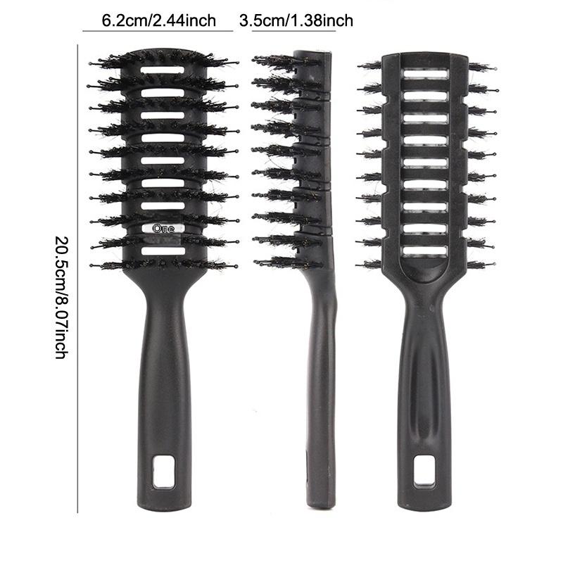 Barber Hair Dyeing Cutting Coloring Brush With Anti-Scalding Fish Bone Shape Comb Men'S Hair Styling Tool
