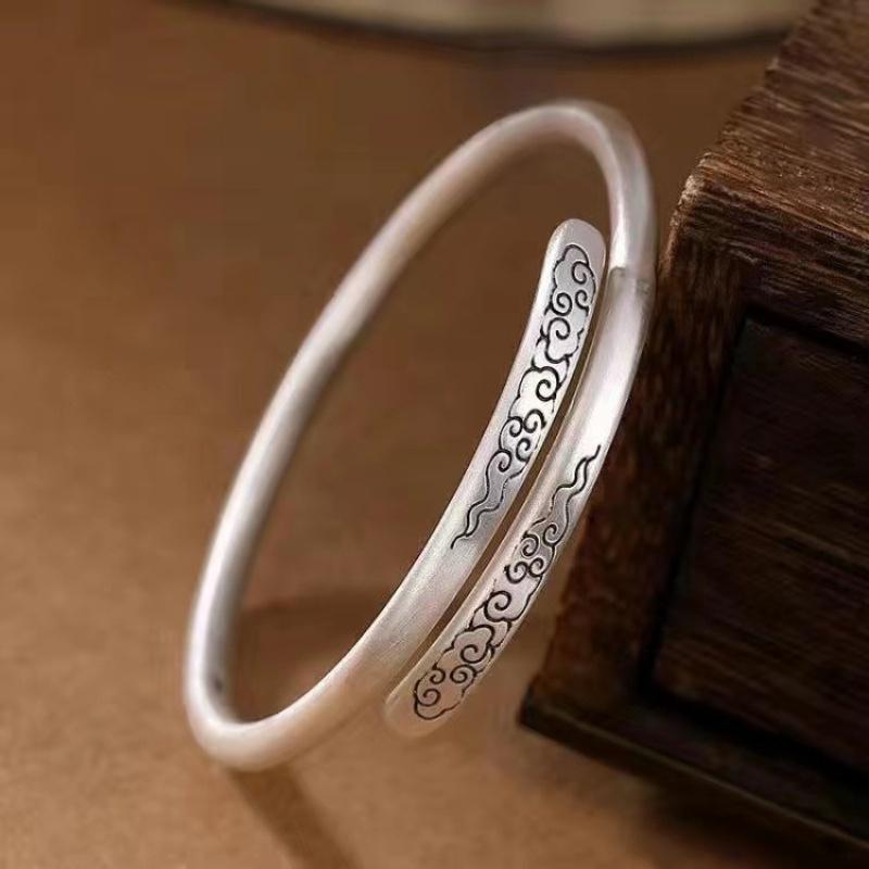 Exquisites Vintage Ethnischer Stil Massives Mattes Kupferarmband Mit Silberner Reflexion Großhandel Ab Werk