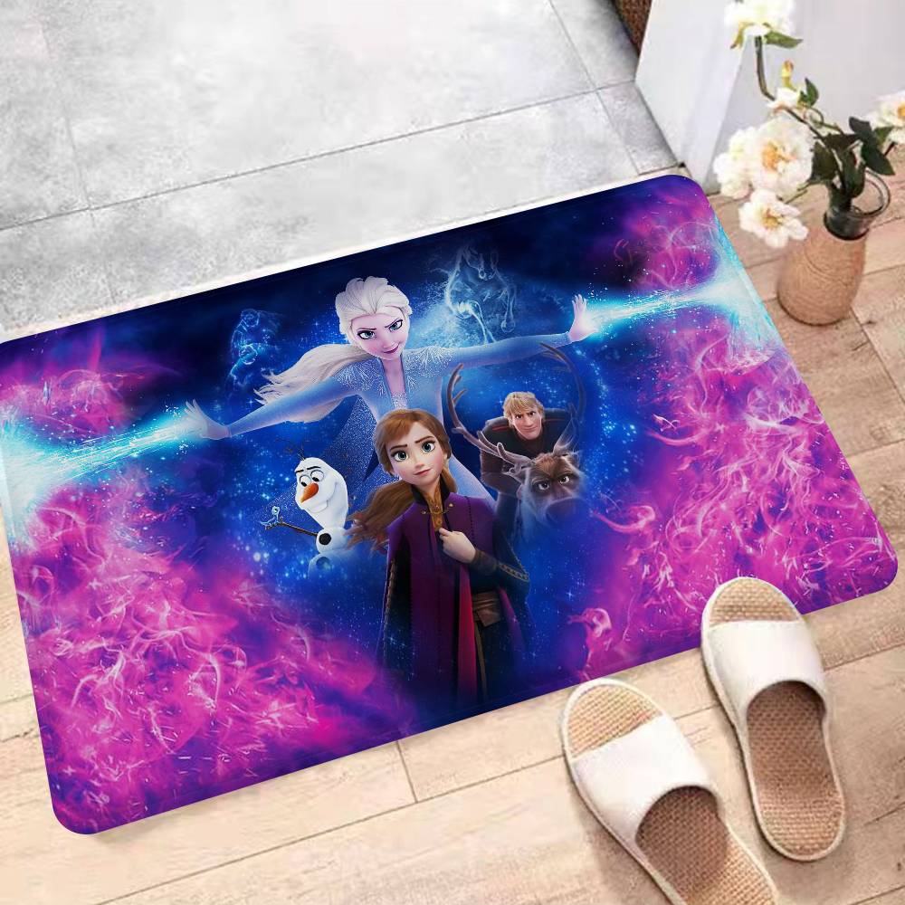 Film Cartoon F-Frozen Raummatten Waschbar Rutschfest Wohnzimmer Sofa Stühle Bereichsmatte Küche Alfombra