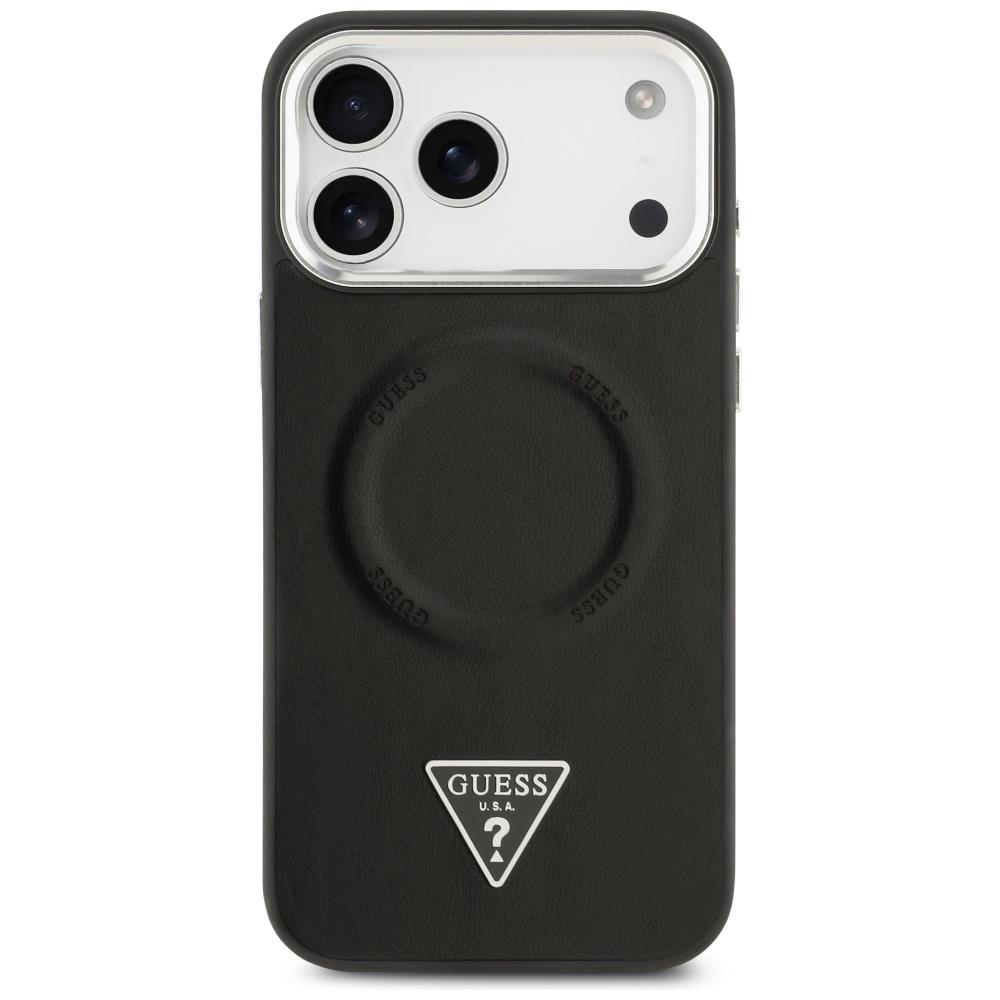 Guess Triangle Logo MagSafe case for iPhone 17 Pro black