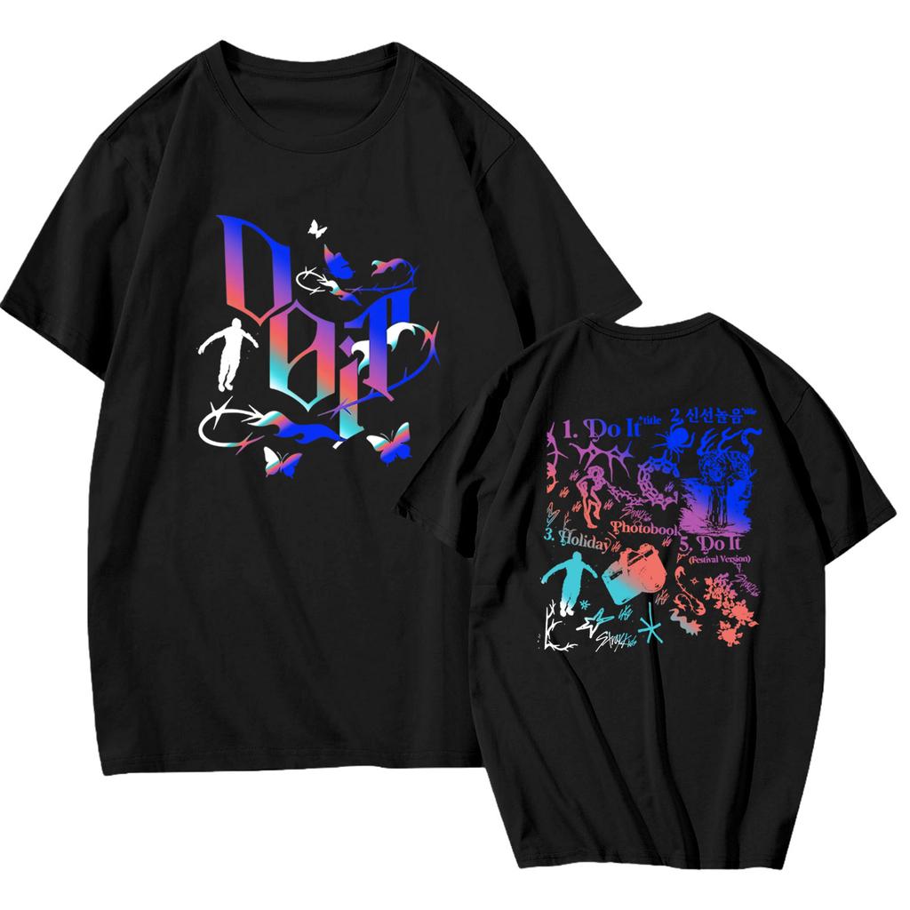 Lässiges bedrucktes T-Shirt für Damen, Rundhalsausschnitt, Pullover, kurzärmelig