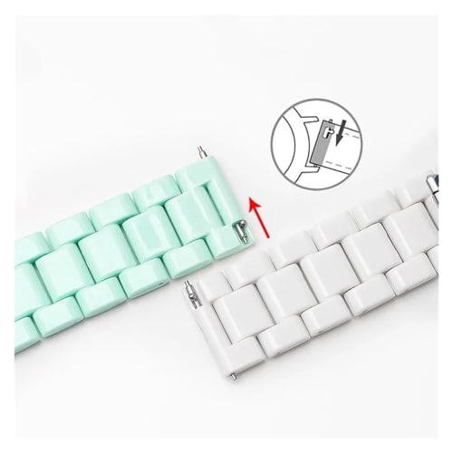 Chembu Omega X Swatch Joint MoonSwatch Compatible Strap, Colorful Resin Quick Release Watch Band, Compatible with Blancpain Five Oceans, Men's and Wom