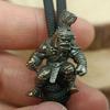 Soldier Brass Knife Beads DIY Woven Bracelets Lanyard Keychain Pendants Accessories Outdoor Tool Hangings Charms
