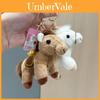 Cartoon Horse Stuffed Animal Plush Doll With Soft Material For Bag Decor