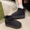 Fashion 2024 New Warm Boots Women Winter Flats Shoes Classic Plush Fur Snow Boots Women Thick Sole Outdoor Non Slip Casual Ankle Boots