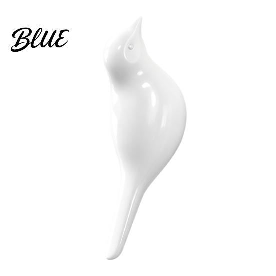 Rustic Home Wall Hooks Bird Hook Mounted Space Saving Shape Organizer Heavy Duty Resin Decorative Hanger for Coats Hats And Towels Bathroom