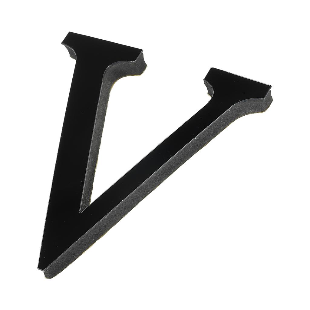 10cm Black 26 English Letters Wall Sticker 3D Mirror Acrylic Wall Sticker Decals Self-Adhesive Decor Wall Art Mural Home Party