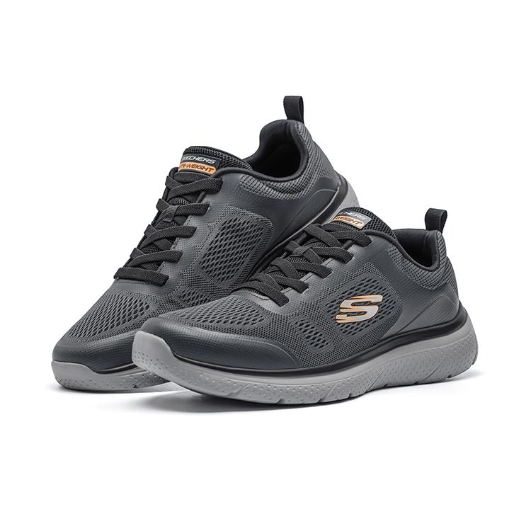 Skechers Running Shoes Men's Mid Top Charcoal/Black 8790306-CCBK