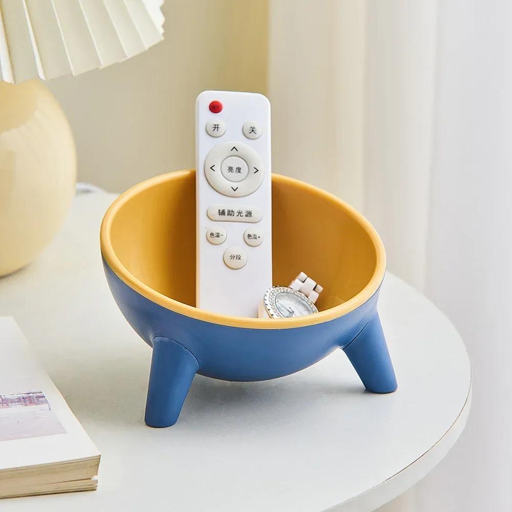 Creative Tripod Storage Bowl Home Decor Simple Living Room Table Ornament Kitchen Accessories Dining Room Decoration Crafts