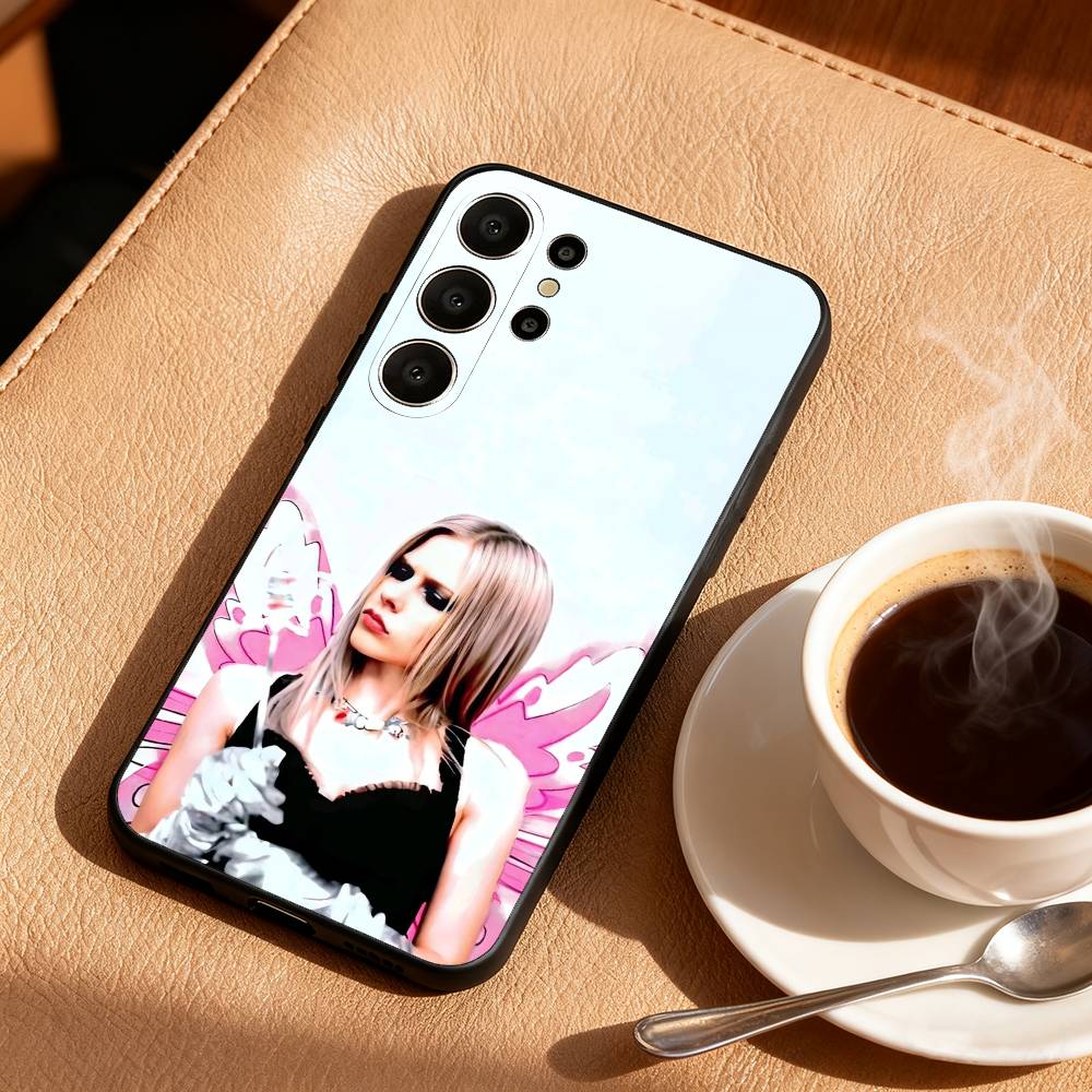 

A-Avril L-Lavigne Phone Case For Samsung S26,S25,S24,S21,S22,S23,S30,Ultra,S20,FE,Lite,10,9,Black Cover Samsung S24