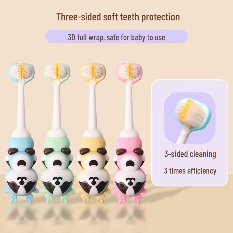 

YALINNA Children s 3-Sided Soft Bristle Toothbrush