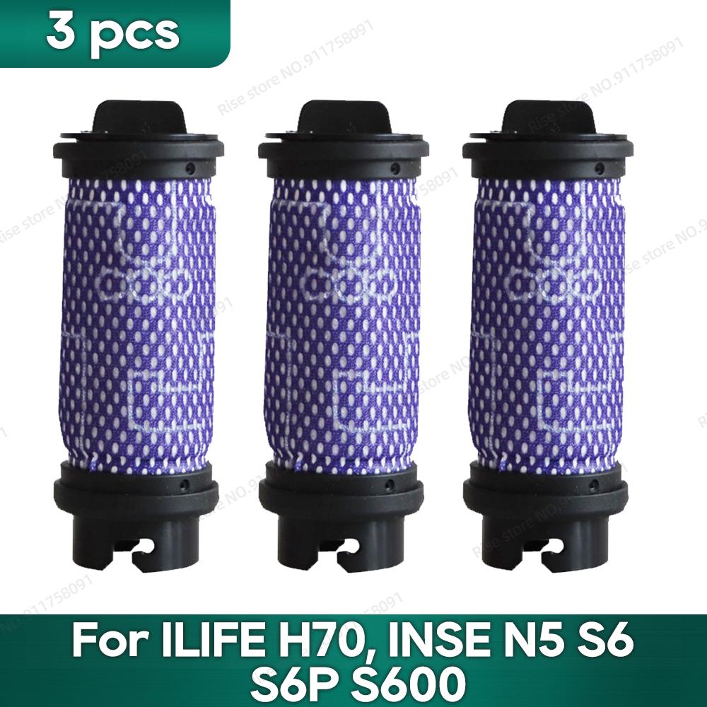 Filter Kompatibel für ILIFE H70, INSE N5 S6 S6P S600 Staubsauger