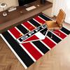 1pc São Paulo FC Logo Print Area Rug - Soft, Washable Non-Slip Indoor Mat, Living Room, Home Office Decorative Rug,Office Decorative