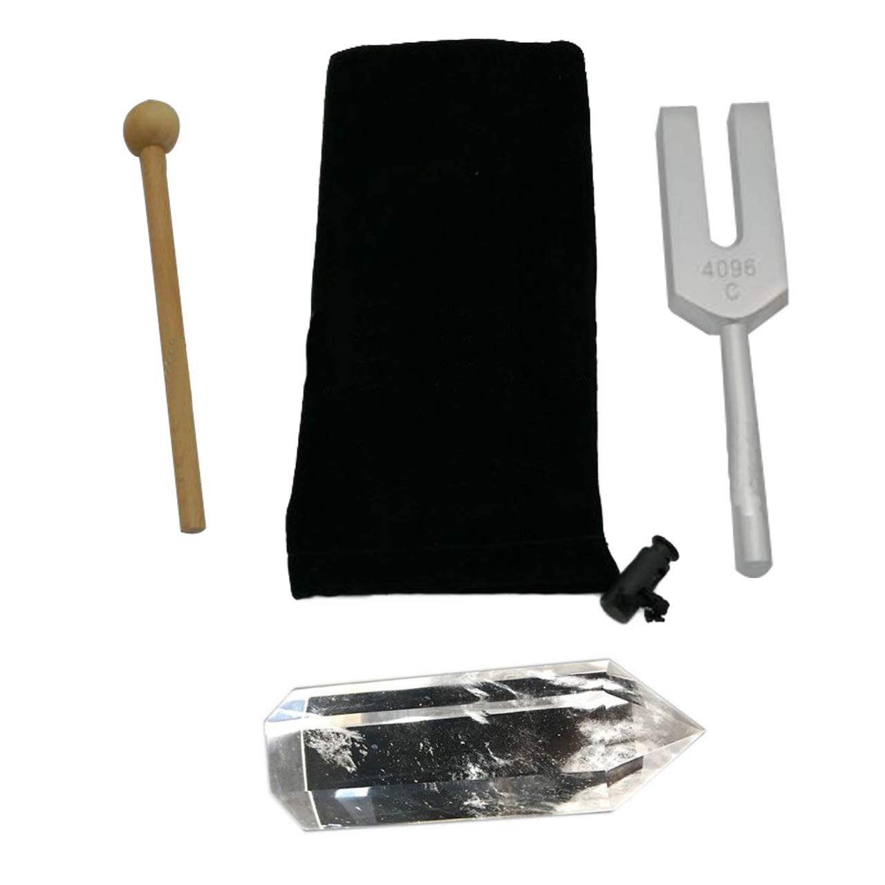 

HAMILO Камертон Ангела Кристальный камертон, Камертон Врата Ангелов, Кристалл Кварца, Исцеление (Набор из 2)