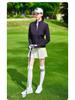 Women's Windproof Long Sleeve Golf Jacket - Autumn/Winter Sunscreen, Korean Style, Warm and Slimming Sportswear