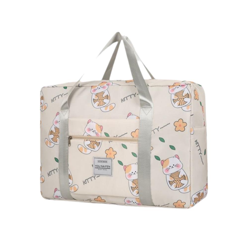 

Мультяшная ручная сумка для хранения Оксфордская ткань Молния Дорожная сумка Студенческая сумка для хранения одеяла M-Style A