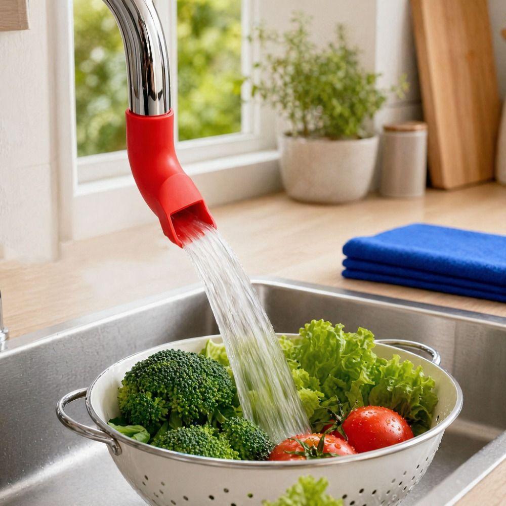 Extended Length Kitchen Faucet Extender Splash-proof Water Faucet Extender Bathroom Accessories