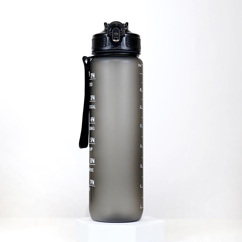 Water Bottle Simple Plastic Cup High Value Straw Water Cup, Summer Outdoor Sports Large Capacity Space Cup