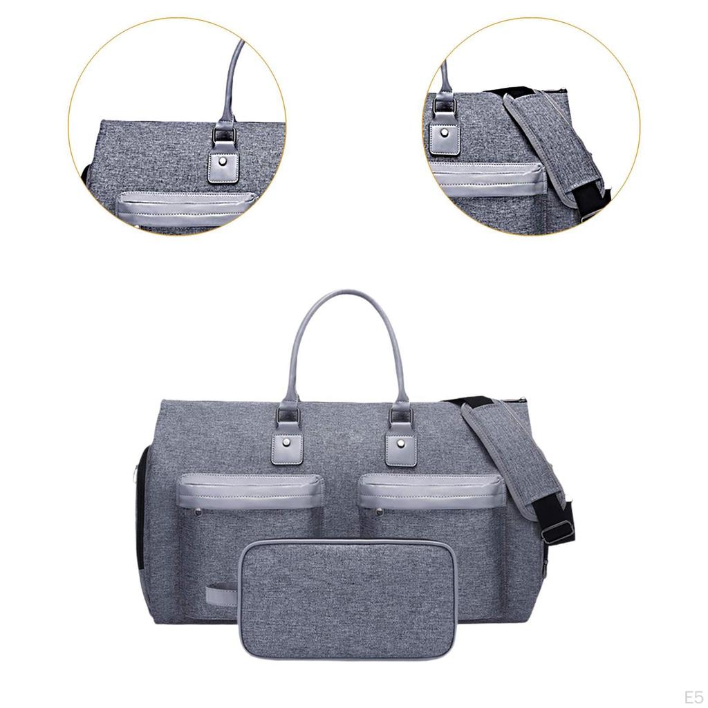 Kleidertasche Duffelbag Geschäftsreise Tragbar mit Schuhfach Schulter für Herren Handgepäck
