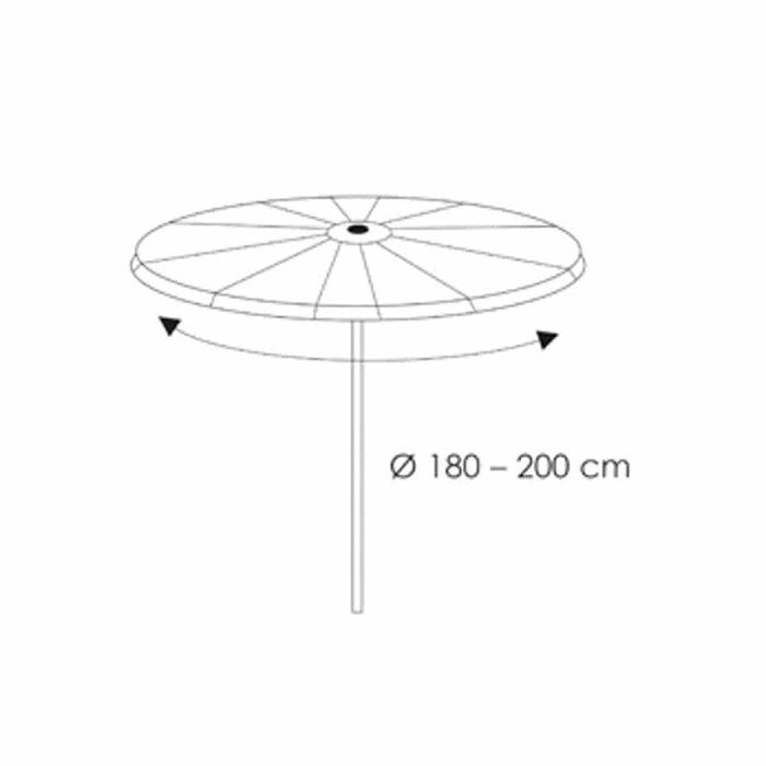 Housse de Protection Deluxe pour Parasol de Fête Ø180-200 cm