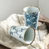 Hand-made Tea Cup, Unique Japanese Antiquity Style Ceramic Cups, Porcelain Durable Breakfast Mug, Special Gift for Friends
