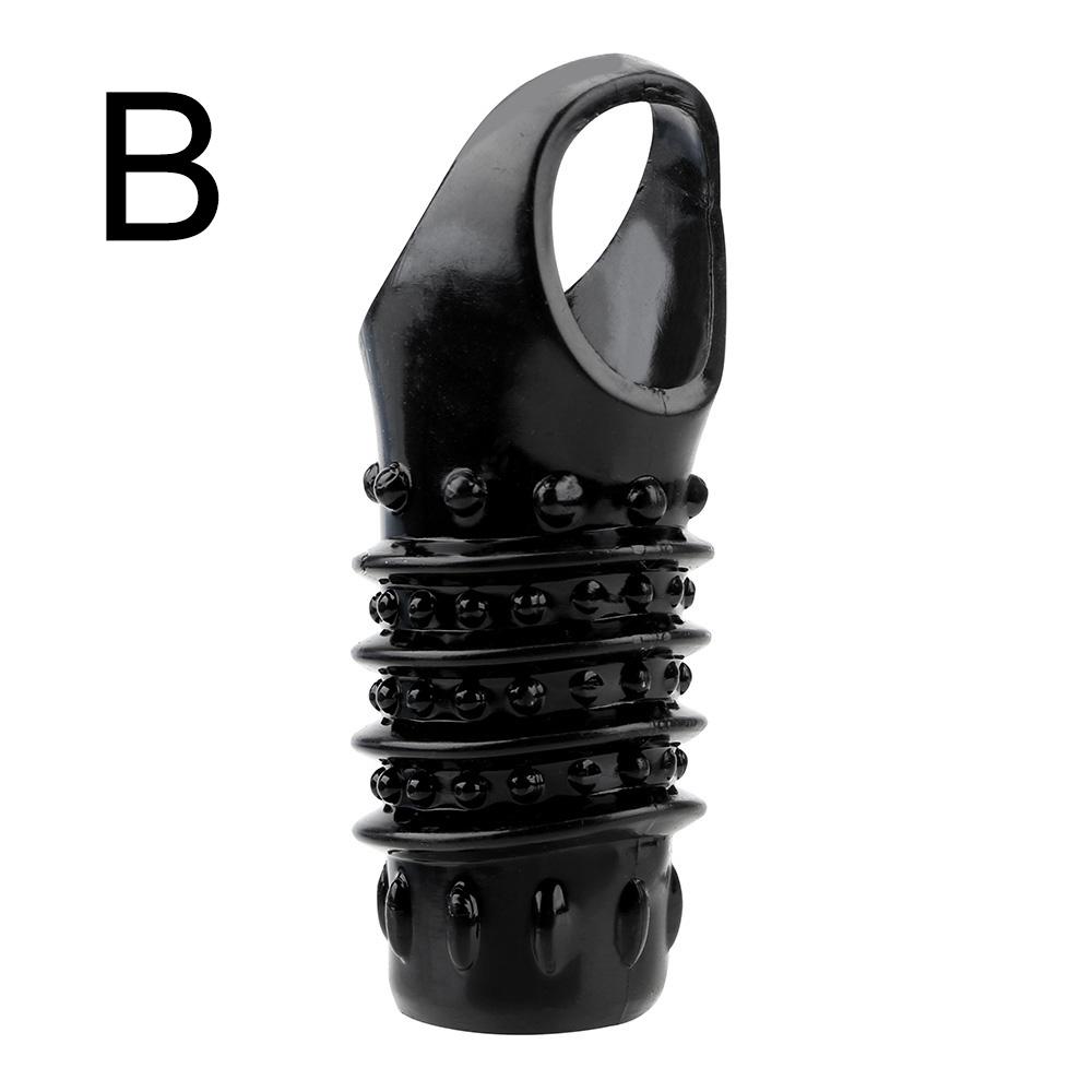 Penis Enlargement Penis Sleeve Cock Rings Sex Toys For Men Delayed Ejaculation Reusable Condom TPE Penis Extender