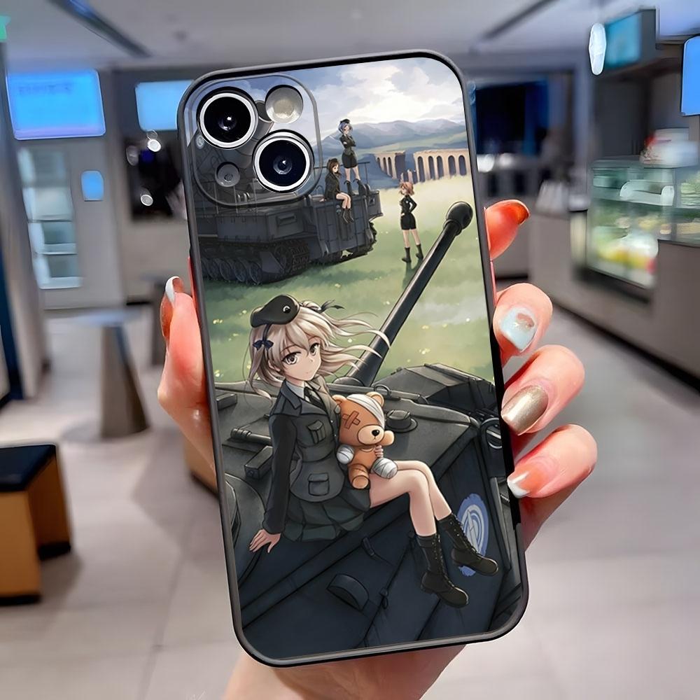 Girls Und Panzer Phone Case Matte Translucent For IPhone 15 Pro 16 Pro Max 13 11 12 14 Xs X Xr 7 8 Plus Se Back Cover