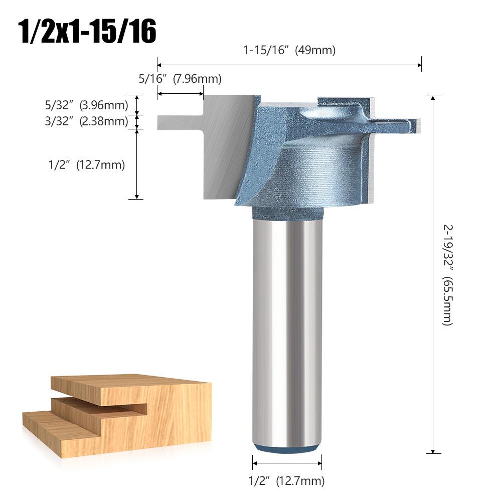 

Деревообрабатывающая фреза Мать и дитя Фреза с ручкой 1/2 хвостовик Шкаф для шкафа Врезная фреза Кромкооблицовочный станок Бакелит 1/2 * 49 child and mother knife