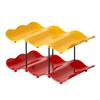 Wave Board Water Cup Holder, Vertical Storage Space Saving Design, Stable Assembled Wave Slot Easy Access Kitchen Organizer