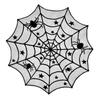 Halloween Table Runner Black Spider Web Lace Tablecloth Fireplace Mantle Horror House Props Halloween Party Decoration Gift