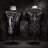 Classic Y2K Gothic Print T-shirt, Loose Fit, High Street Shirt, Gothic Crew Neck Top, New Men's and Women's T-shirts