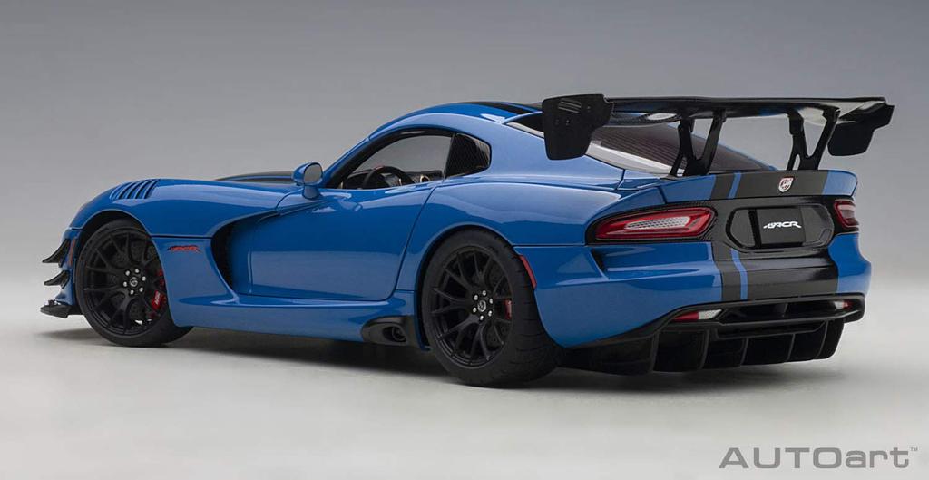 AUTOart Dodge Viper ACR Stripe Finished Product 71734 1/18 Blue/Black