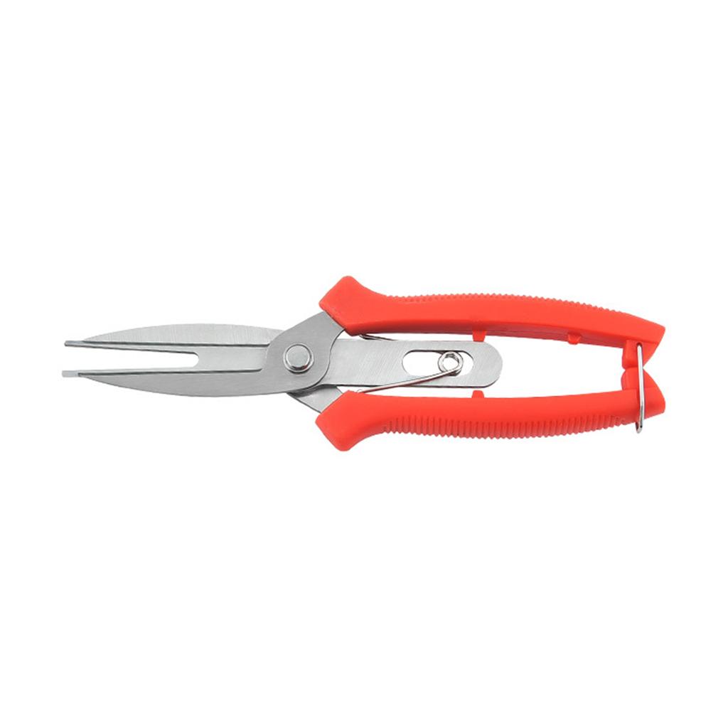 Gardening Hand Pruner Garden Scissors Pruning Shears Double Headed Pruning Snips Leaf Trimmer Straight Florist Scissor