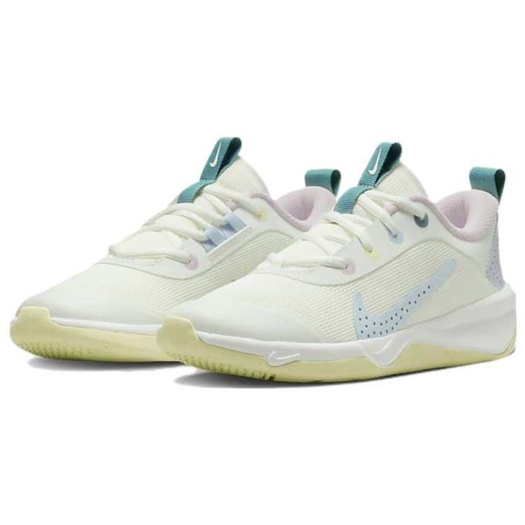 Nike Dětské tenisky Omni Multi-Court GS Citron Tint Cobalt Bliss White Summit-White Mineral-Teal DM9027-101